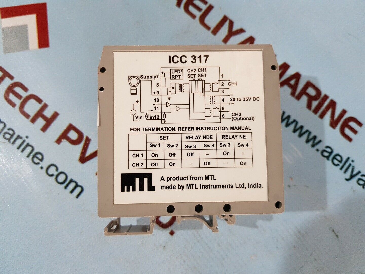 MTL Icc 317-t2-lfd general purpose trip amplifier