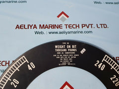 Nov md totco type eb weight indicator ind 16" eb eng pnl