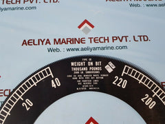 Nov md totco type eb weight indicator ind 16" eb eng pnl
