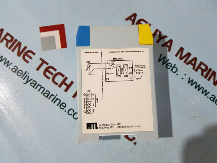 MTL 3072 temperature converter 3000 series 50ma