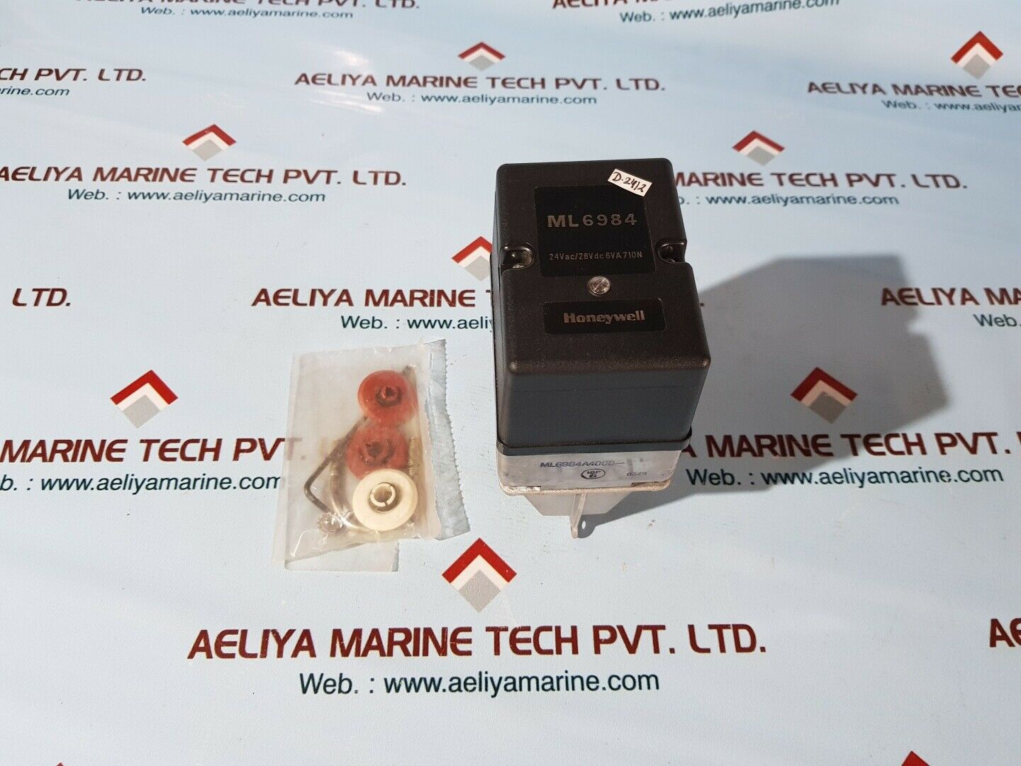 Honeywell ml6984a 4000 d.coupled valve actuator 24vac/28vdc 6va 710n