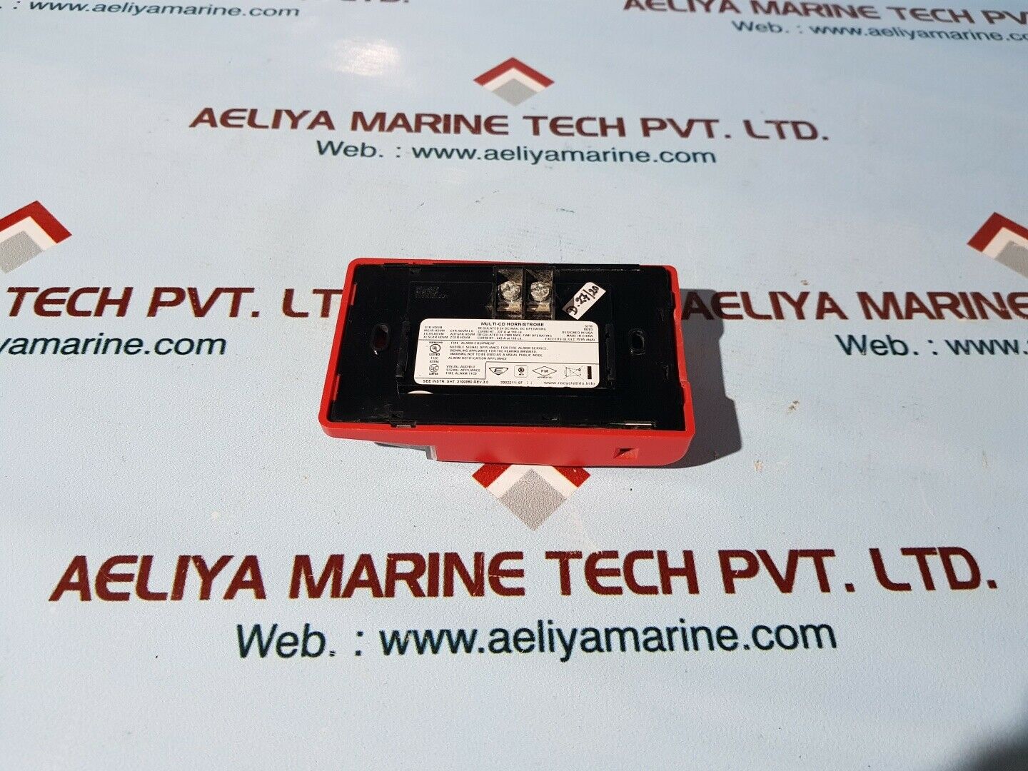 Multi-cd horn/strobe g1r-hdvm fire alarm multi cd horn strobe