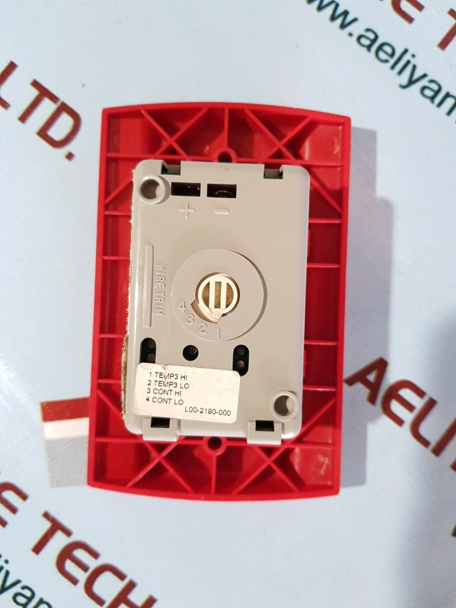 system sensor mhr alarm siren red mini horn