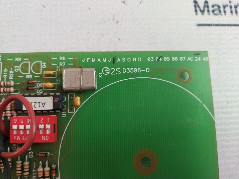 D3506-d Jfmamjjasond Board