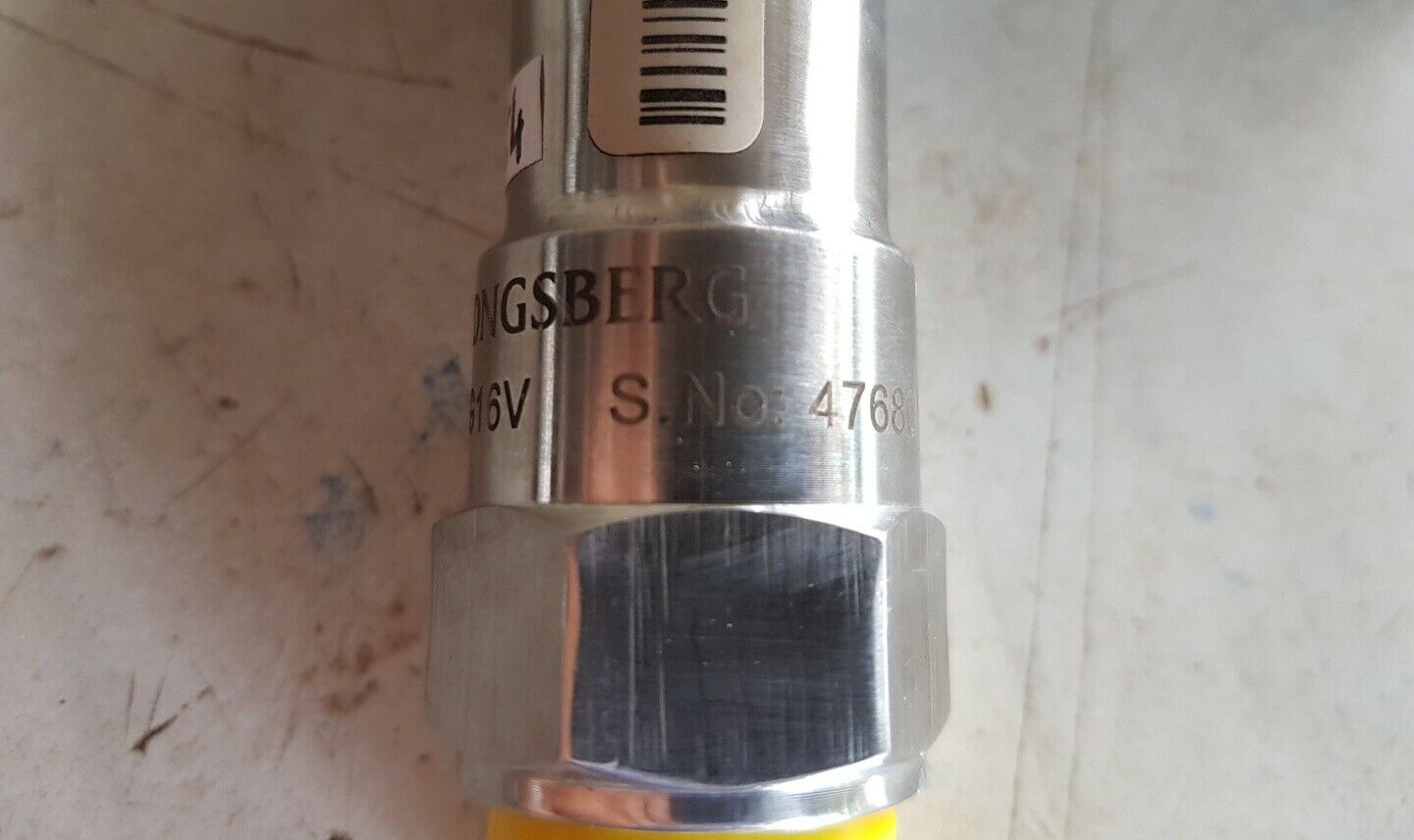 Kongsberg gt300c2g16v pressure transmitter