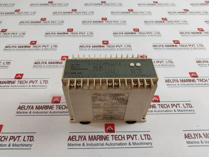 Dae Dt-33W-x1 3Ø3W Watt Transducer 50/60Hz