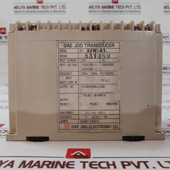 Dae Joo Dt-33W-a1 Watt Transducer Dc24V 60Hz
