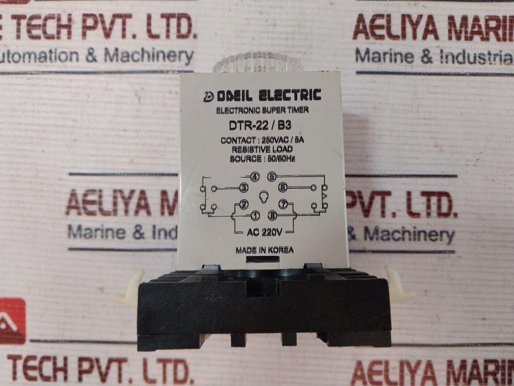 Daeil Electric Dtr-22/B3 Electronic Super Timer 0-30 Sec