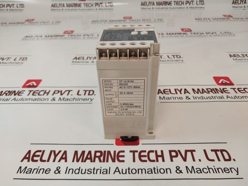 Daejoo Dt-1V-s1Aa Ac Voltage Transducer Ac 0~127V (60Hz)