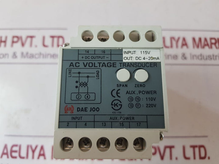 Daejoo Dt-1V-s1Aa Ac Voltage Transducer