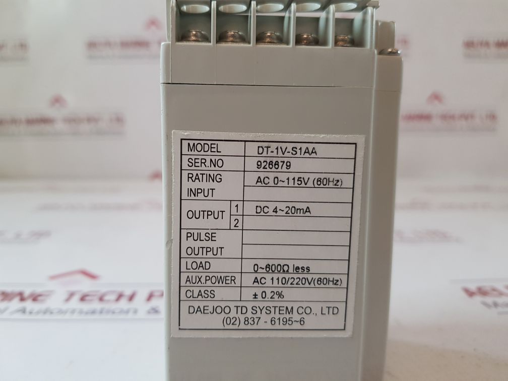 Daejoo Dt-1V-s1Aa Ac Voltage Transducer