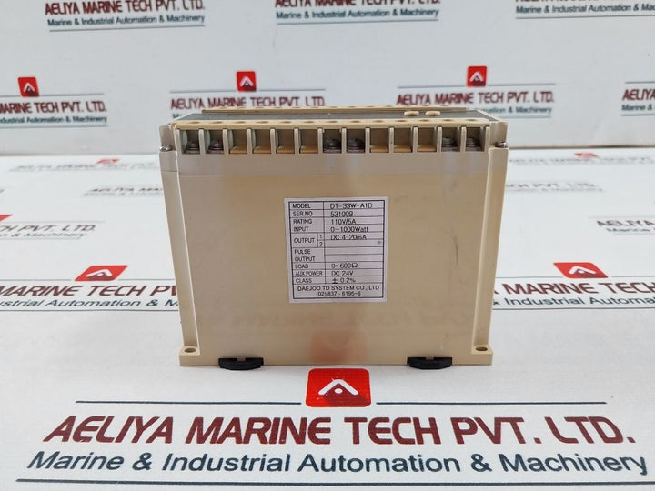 Daejoo Dt-33W-a1D Watt Transducer 0~1000 Watt Dc24V