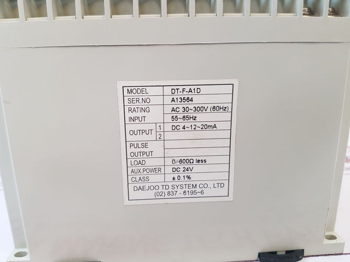 Daejoo Td Dt-f-a1D Frequency Transducer