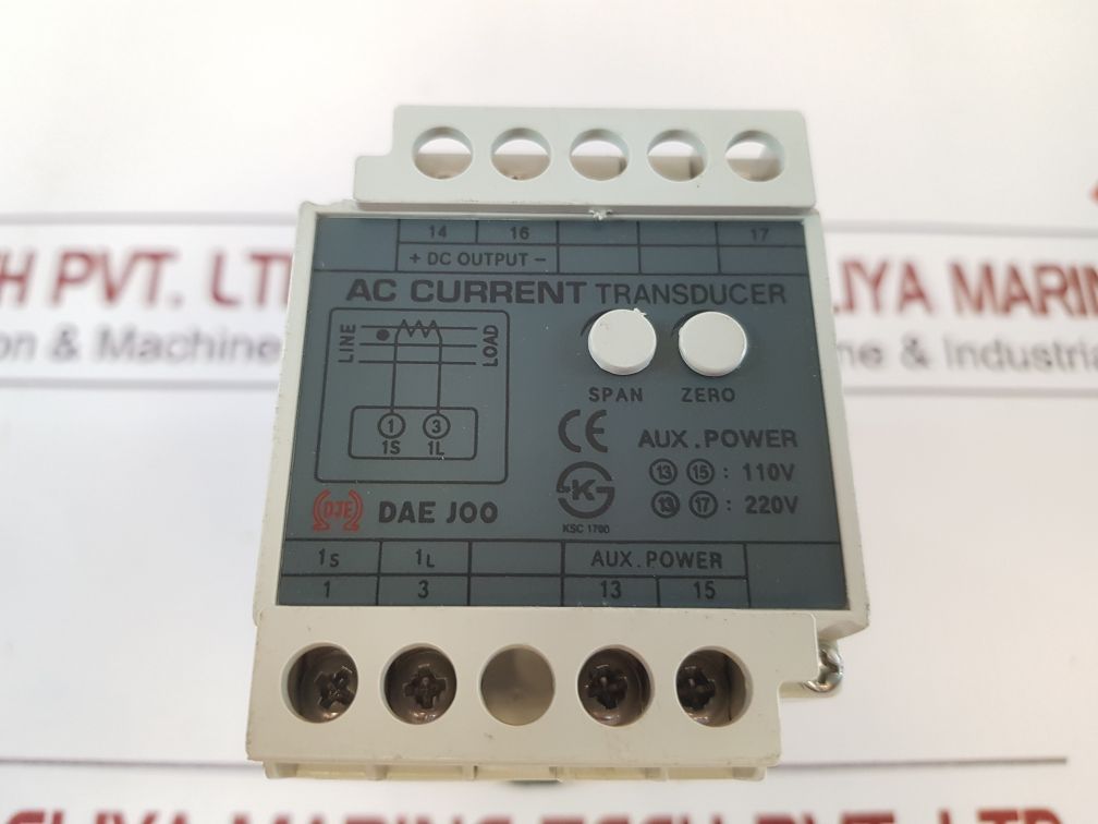 Daejoo Td System Dt-1A-a8Aa Ac Current Transducer
