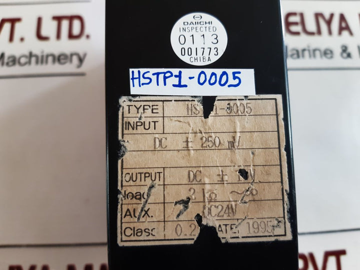 Daiichi Hstp1-0005 High Speed Isolator
