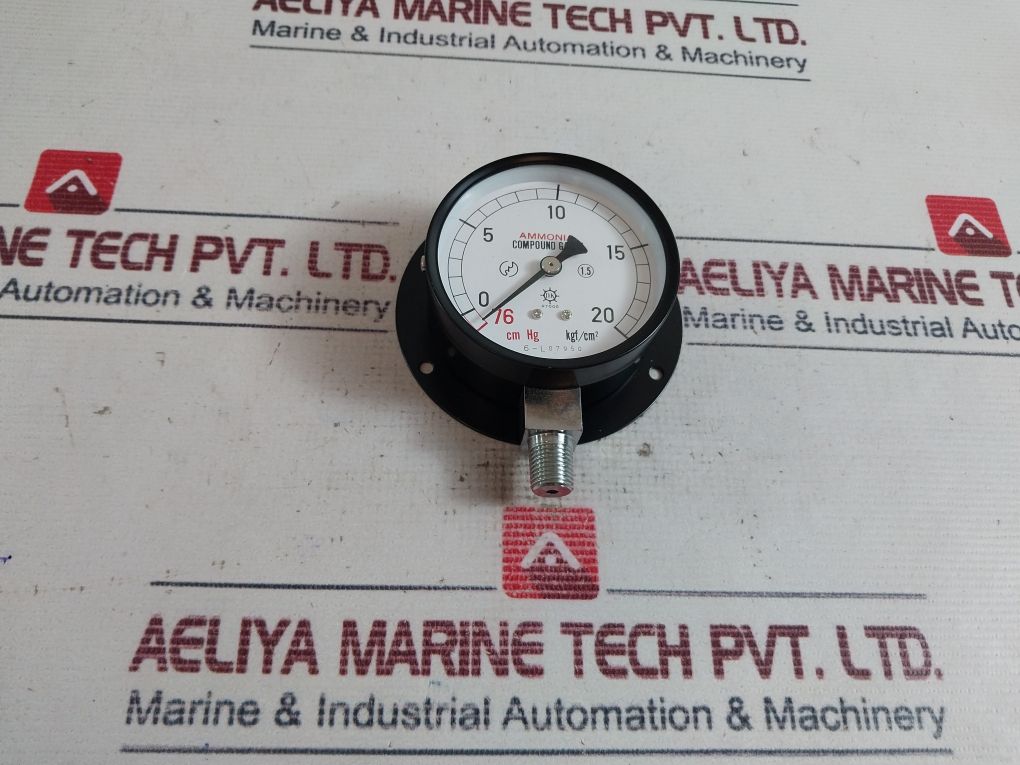 Daiichi Keiki Cm Hg -76-0-20 Kgf/Cm2 Compound Gauge