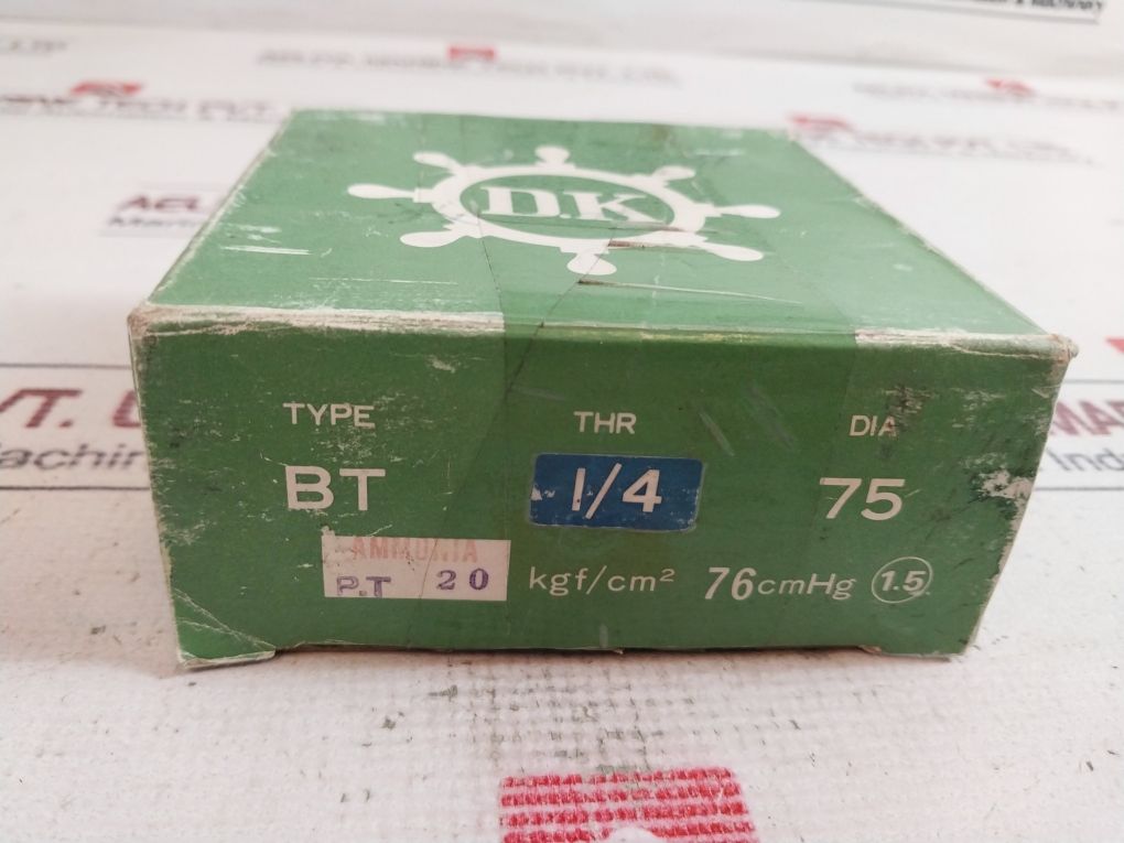 Daiichi Keiki Cm Hg -76-0-20 Kgf/Cm2 Compound Gauge