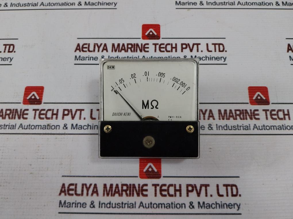 Daiichi Keiki Pmk-80A Oblong Meter