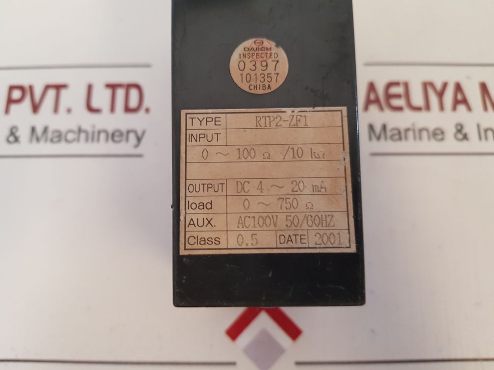 Daiichi Rtp2-zf1 Transducer Ac 100V 50/60Hz