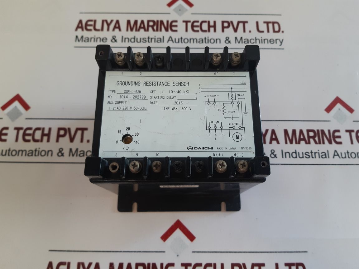 Daiichi Sgr-l-63M Grounding Resistance Sensor Ac 220V 50/60 Hz