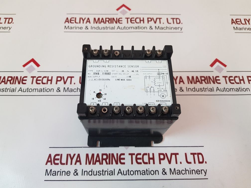 Daiichi Sgr-l-63M Grounding Resistance Sensor Ac 115V 50/60 Hz