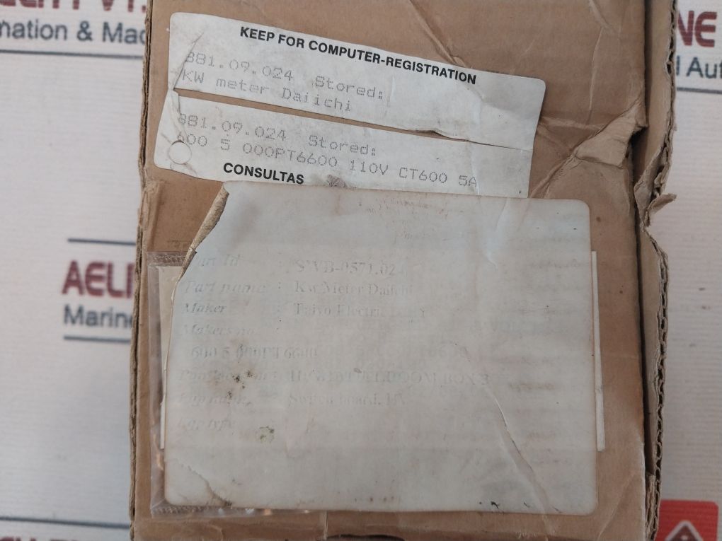Daiichi Wlt-110Nh Kw Meter 110 V