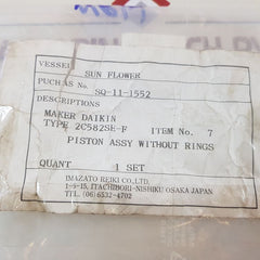 Daikin 2C582Se-f Piston Assy Without Rings 104215