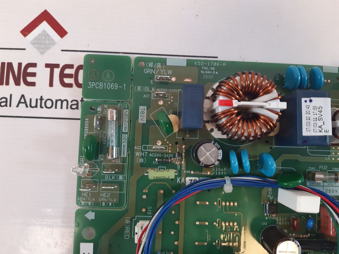 Daikin 3Pcb1069-1 Printed Circuit Board 1466247