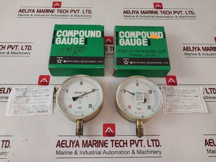 Daito 04074512 Compound Gauge