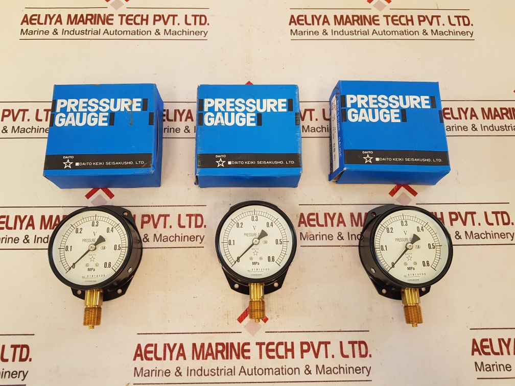 Daito Keiki 0-0.6 Mpa Pressure Gauge 0-0.6 Mpa