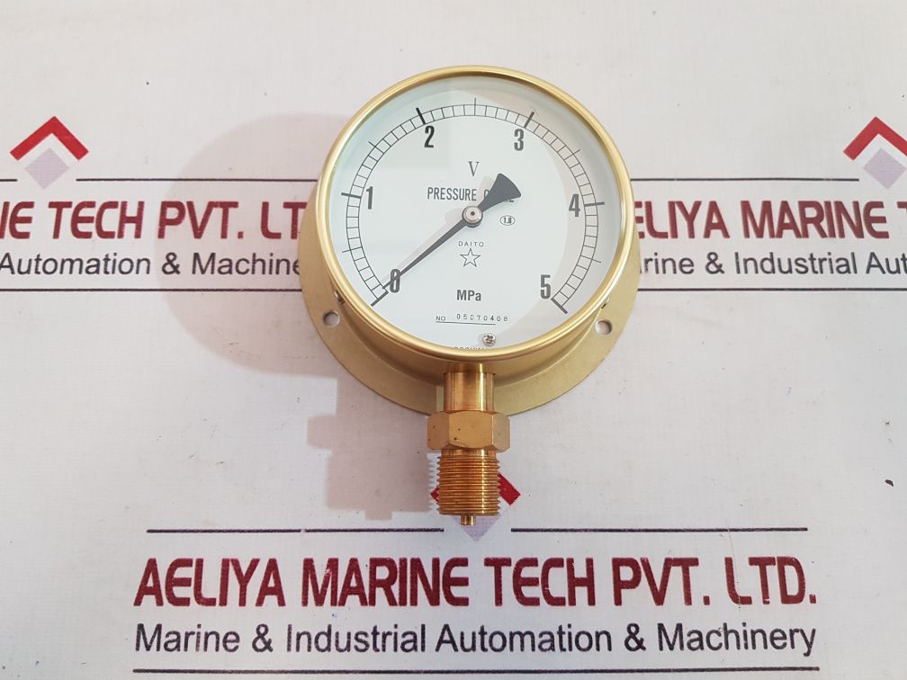 Daito Keiki 05070408 Pressure Gauge 5 Mpa