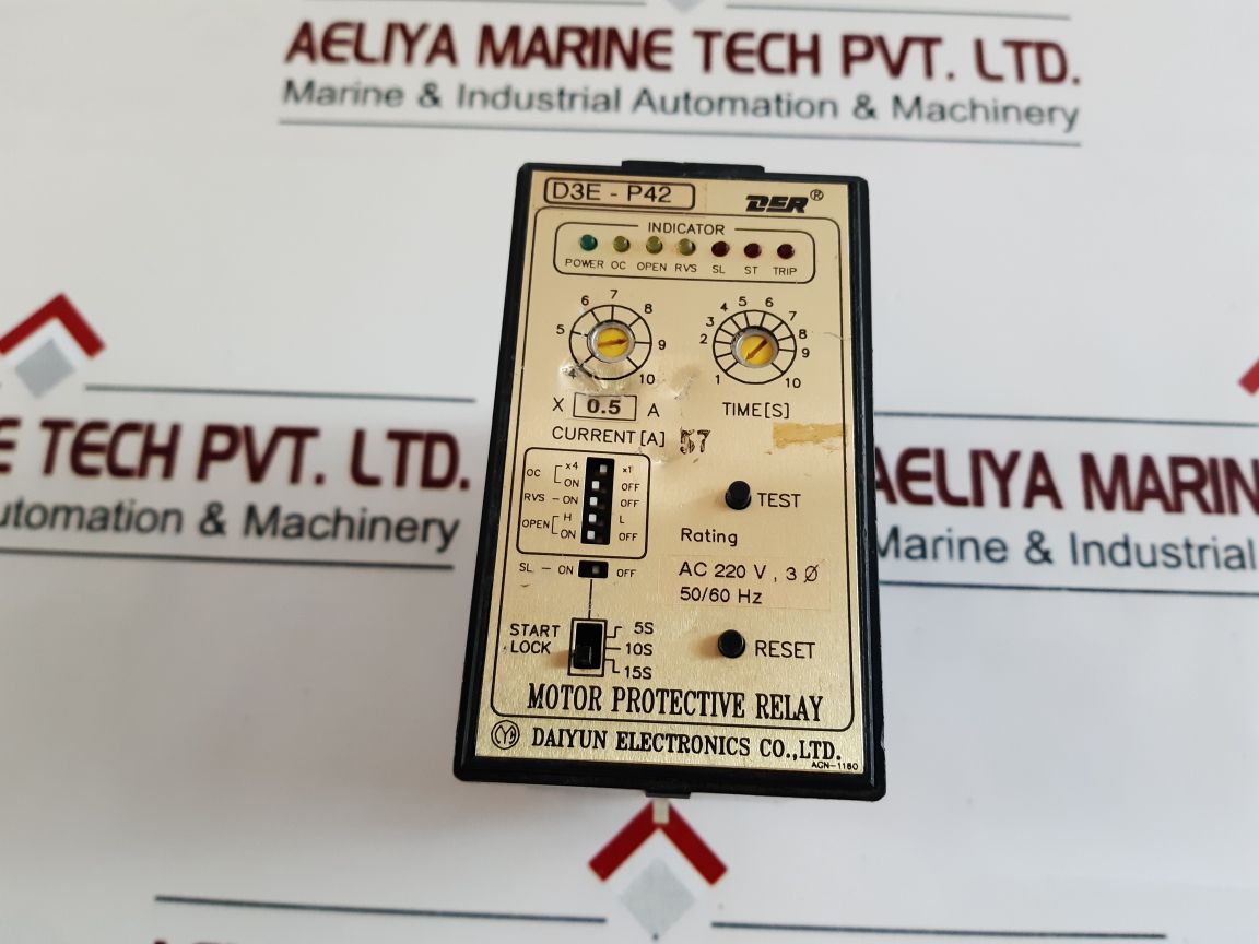 Daiyun D3E-p42 Motor Protective Relay