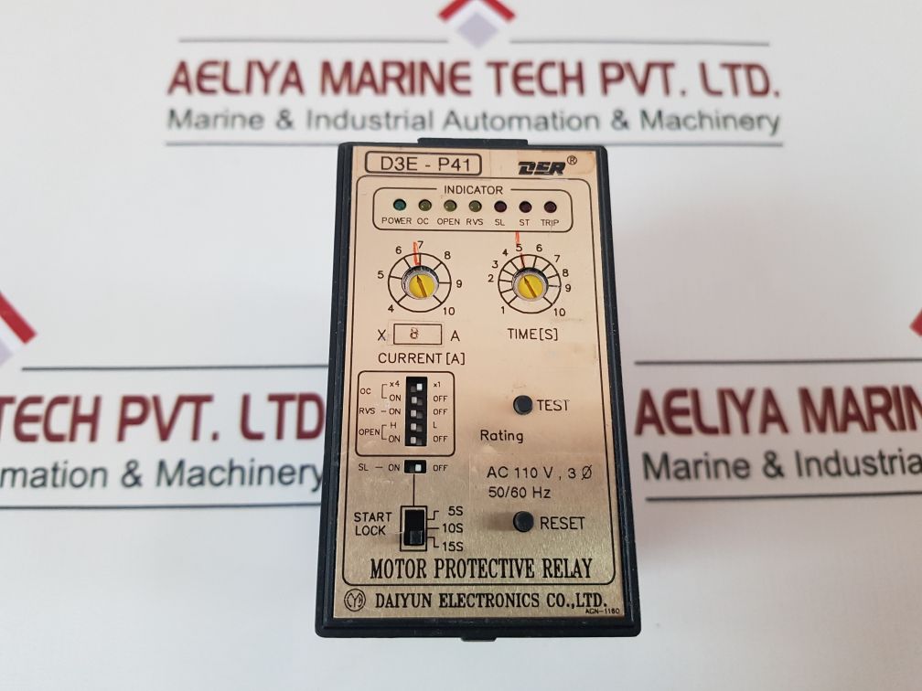 Daiyun Electronics D3E-p41 Motor Protection Relay