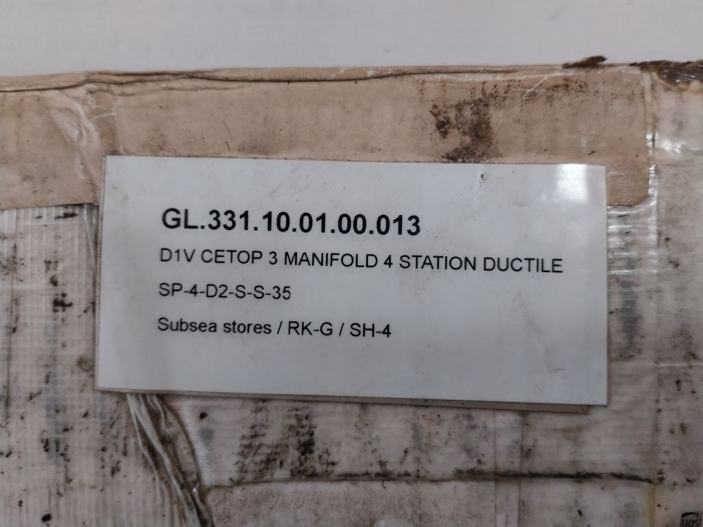 Daman Dd03P042S Ductile Valve Manifold 0618