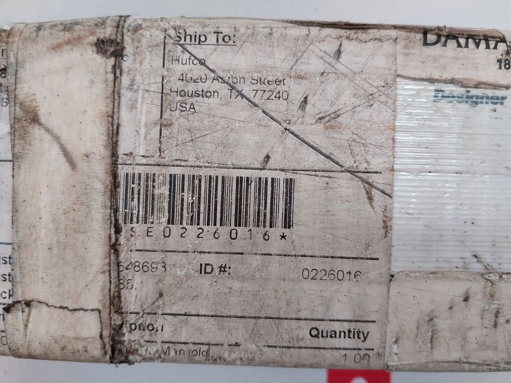 Daman Dd03P042S Ductile Valve Manifold 0618