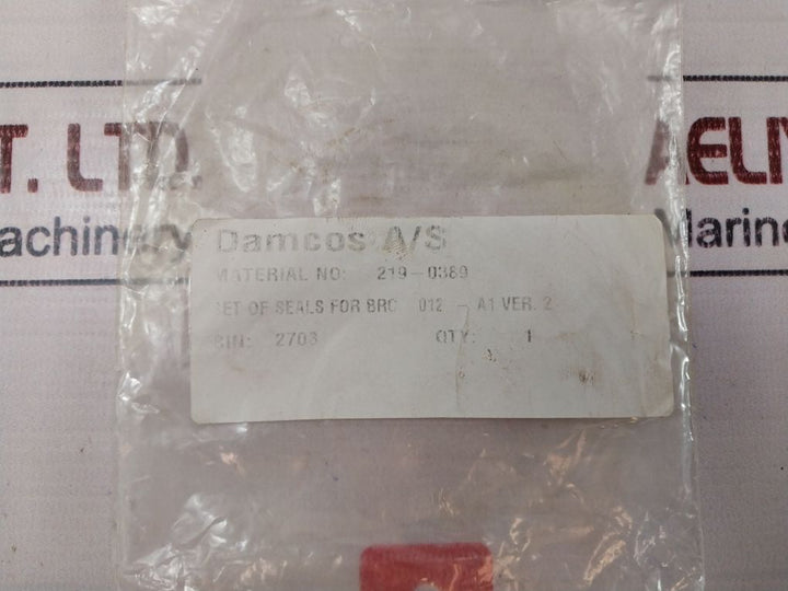 Damcos 219-0389 Seals For Brc 012 A1 Kit