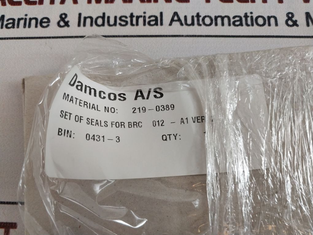 Damcos 219-0389 Set Of Seals For Brc 012-a1 Ver. 2
