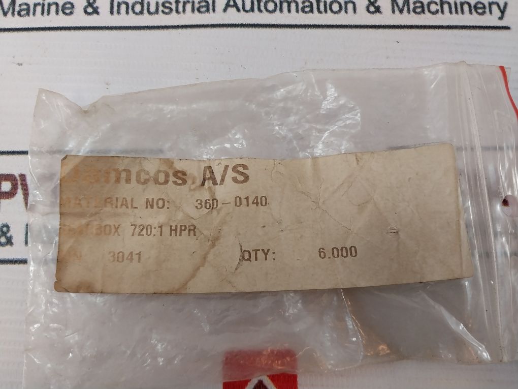 Damcos 360-0140 Gear Ratio 720:1 Hrp