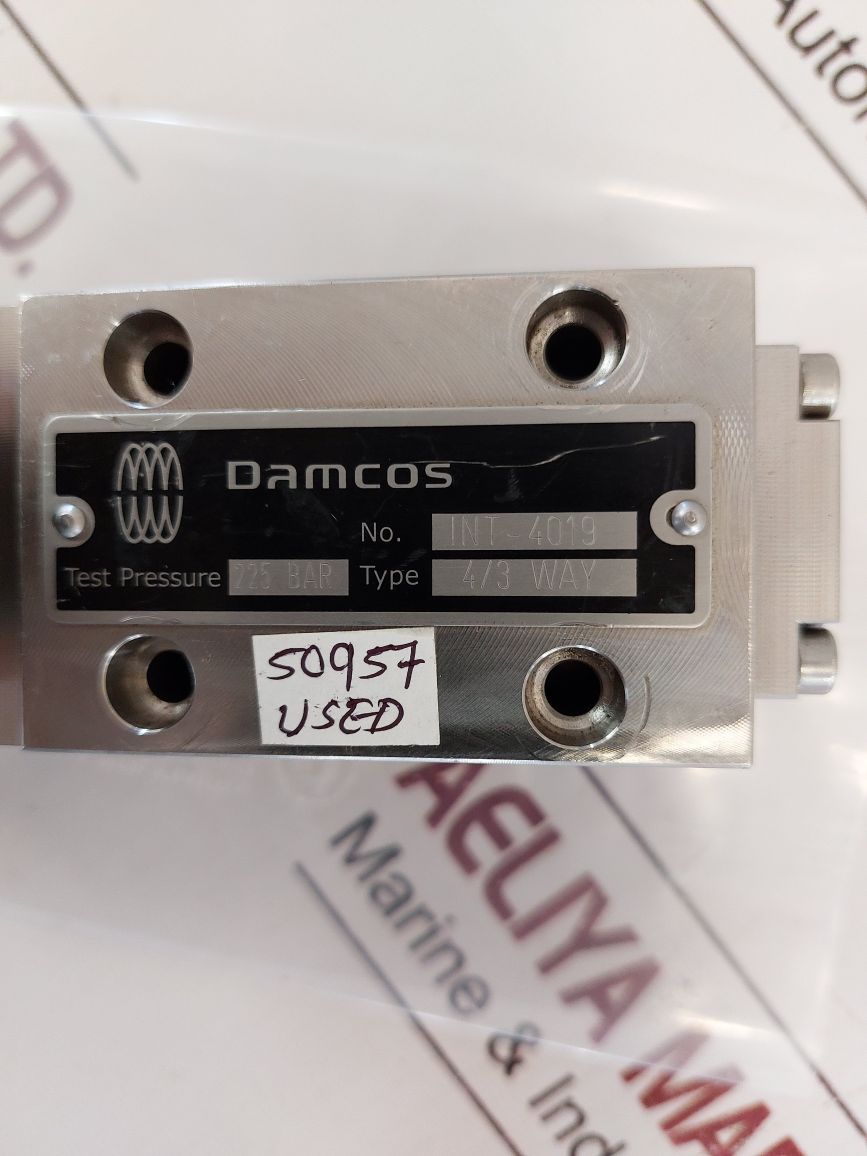 Damcos Int-4019 43 Way Solenoid Valve Free Shipping
