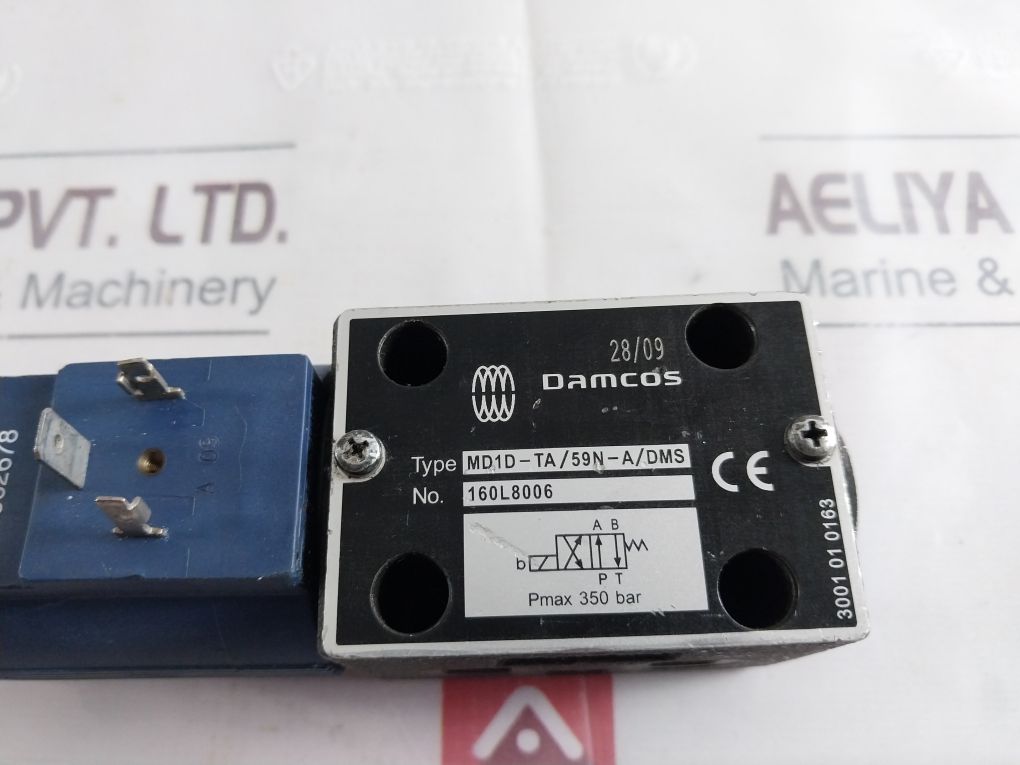 Damcos Md1D-ta/59N-a/Dms Solenoid Operated Directional Control Valve 160L8006