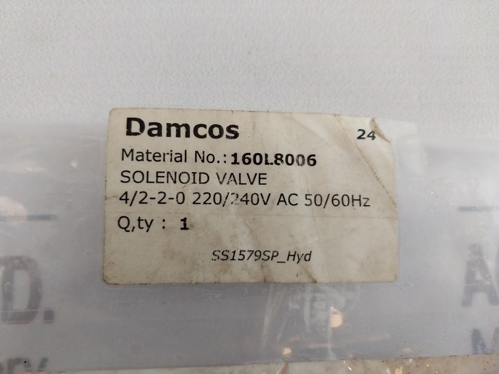 Damcos Md1D-ta/59N-a/Dms Solenoid Valve 160L8006
