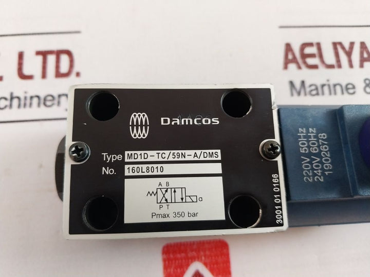 Damcos Md1D-tc/59N-a/Dms Solenoid Valve 240V 50/60Hz