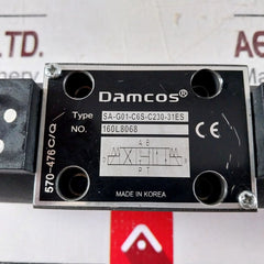 Damcos Sa-g01-c6S-c230-31Es Directional Control Valve 160L8068