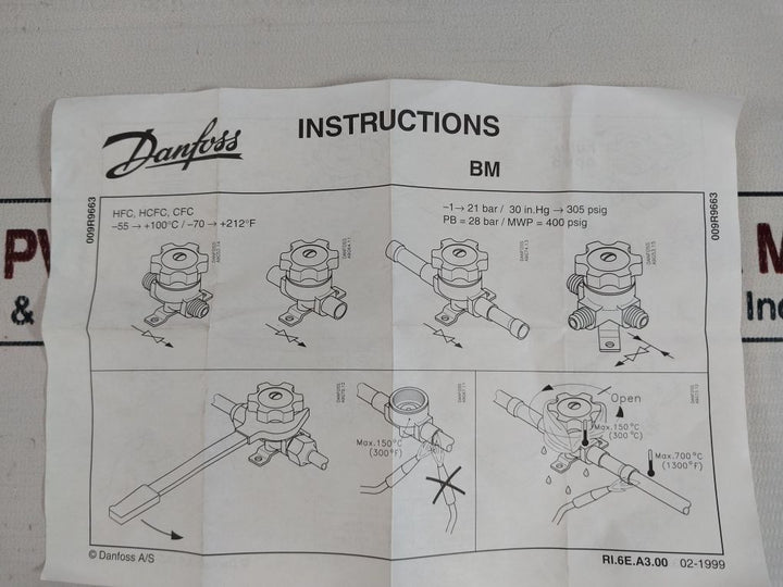 Danfoss 009G0141 Shut-off Valve Bml 12 12Mm/ 1/2 In.Sae