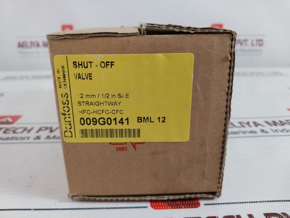 Danfoss 009G0141 Shut-off Valve Bml 12 12Mm/ 1/2 In.Sae