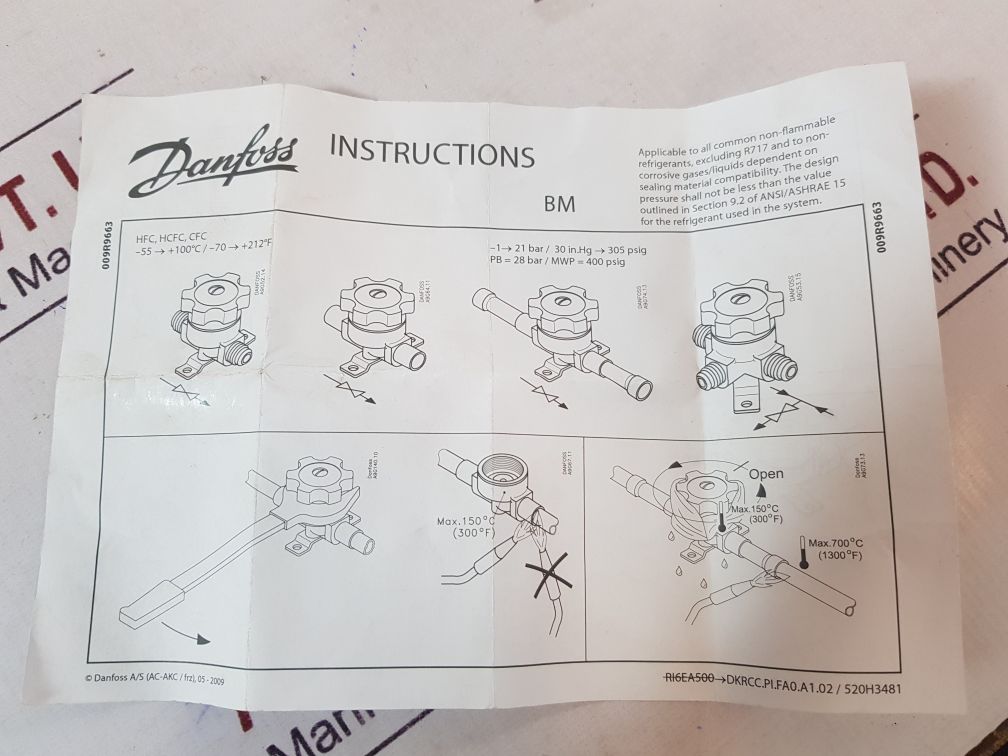 Danfoss 009G0141 Shut-off Valve