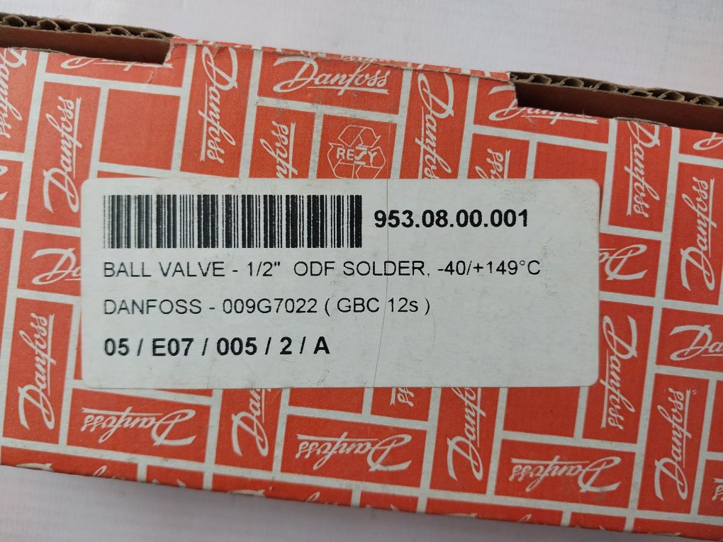 Danfoss 009G7022 Shut-off Ball Valve