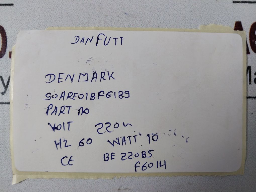 Danfoss 018F6189 Coil For Solenoid Valve