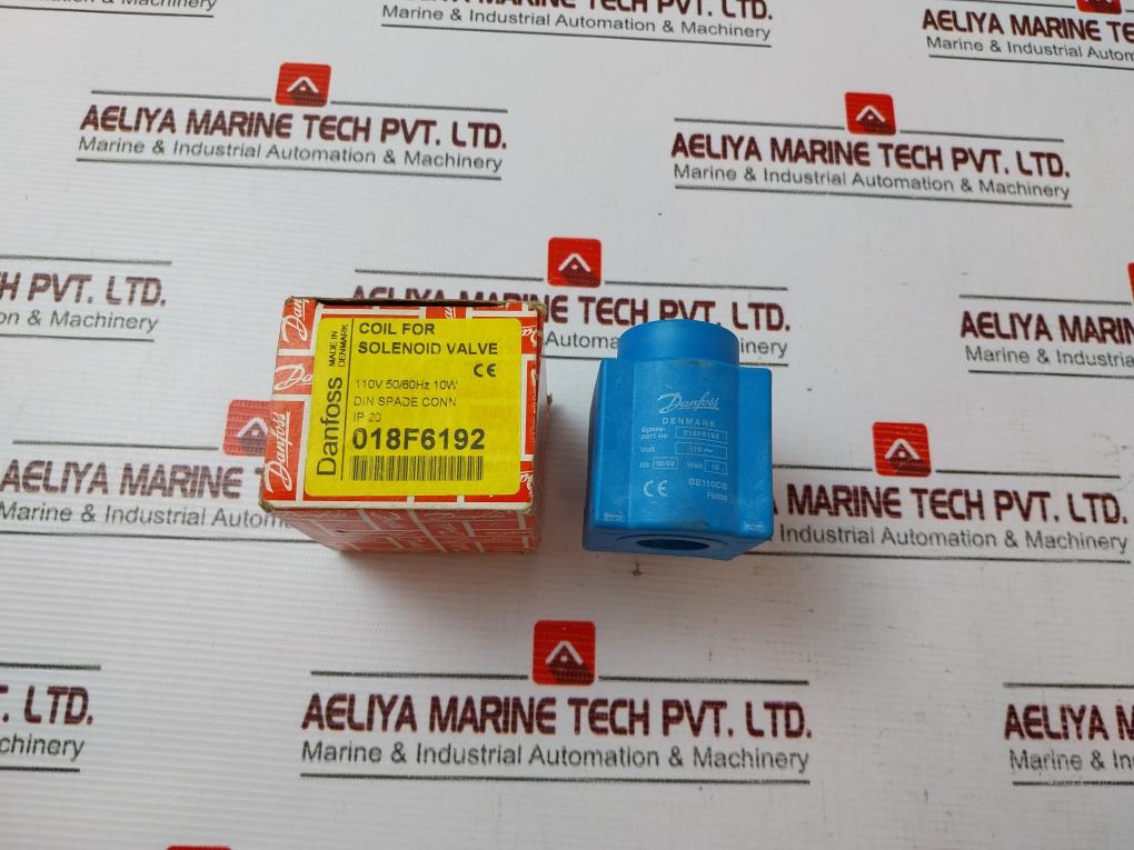 Danfoss 018F6192 Solenoid Valve Coil Ip20
