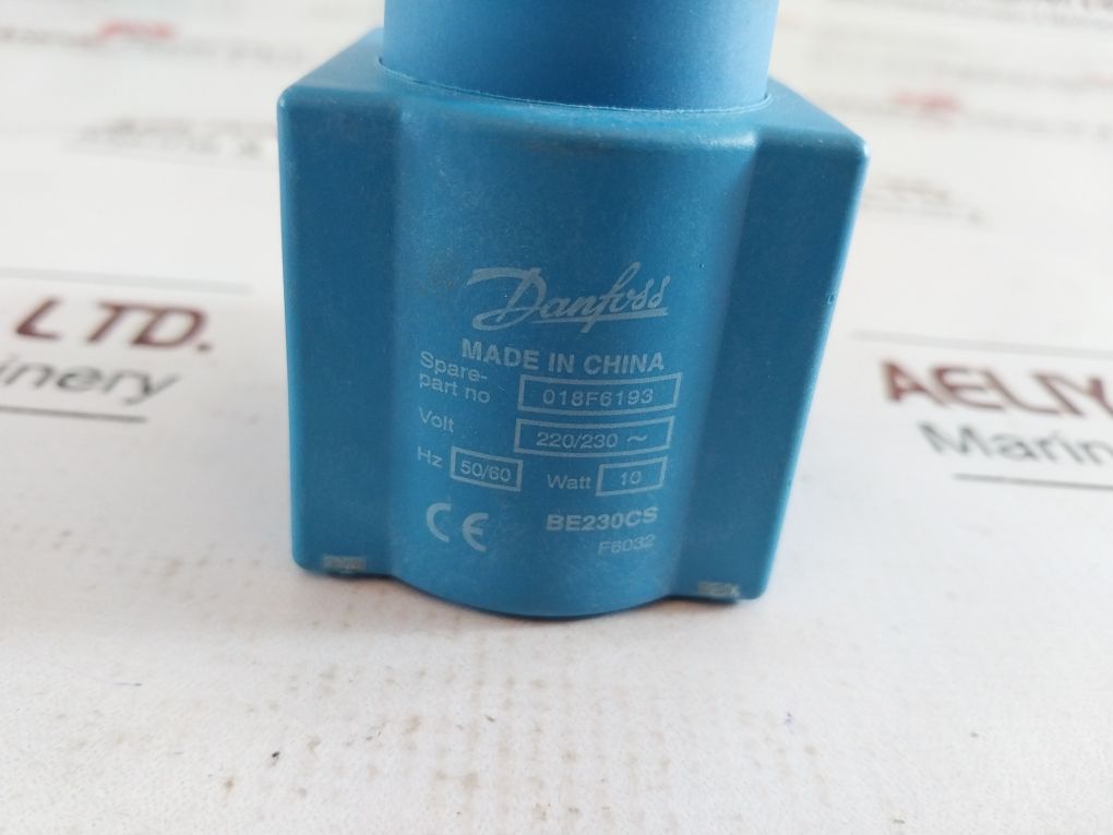 Danfoss 018F6193 Solenoid Valve Coil 220/230V~